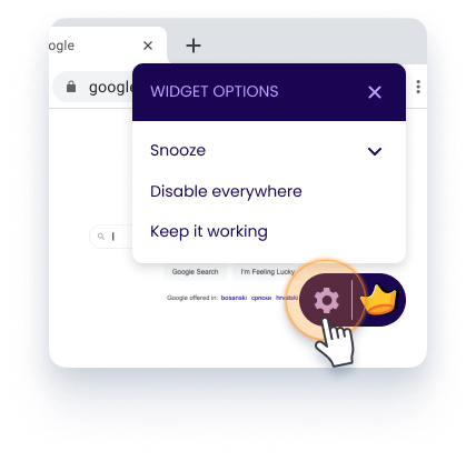 How to disable action button?